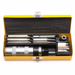 Impact Driver Socket Set Hand Tools Screwdriver Phillips Hex Bits with Case NEW - Picture 1 of 6