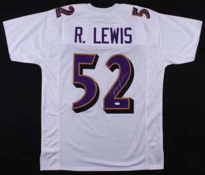 Ray Lewis Signed Ravens Jersey (JSA) 13xPro Bowl Linebacker /2x Super Bowl Champ - Image 1 of 4