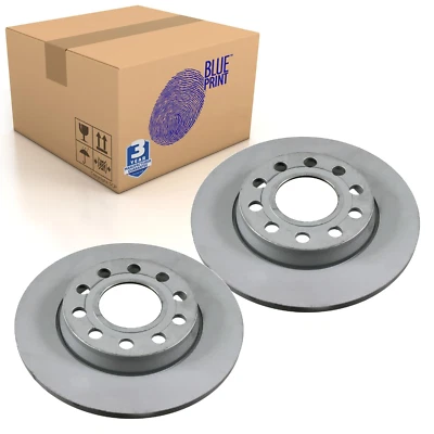 Pair of Rear Brake Disc Fits Audi A4 quattro OE 8E0615601Q Blue Print ADV184322 - Image 1 of 4
