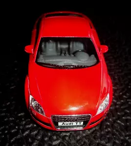 KINSMART AUDI TT COUPE Diecast Car RUBBER TIRES 1:32 Red NEW MINT - Picture 1 of 4