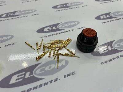 Amphenol Circular MIL Spec Connector MS24266R16B24PN Gold Contacts - Image 1 of 4