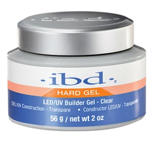 IBD LED/UV Transparente Claro Uñas Tratamientos Constructor Gel Duro
