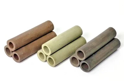 Pyramid 3 Ceramic Breeding Hiding Tube for Shrimp Fish Cave Shelter Decoration - Image 1 of 4