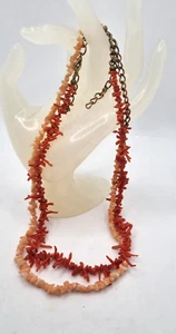 COLLANA RAMETTI CORALLO ROSA - Foto 1 di 4