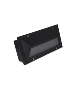 Segnapasso Faretto Da Incasso Per Esterno Con Attacco E27 Led Rettangolare Ip65 - Foto 1 di 3