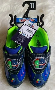 PJ MASKS Zapatos Iluminados Tenis Niños 11 NUEVOS - Imagen 1 de 2