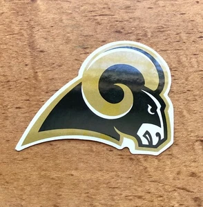 LAPTOP STICKER, LA RAMS DECAL 3” OBJ COOPER KUPP STAFFORD SUPER BOWL CHAMPS NEW - Bild 1 von 2