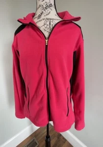 Columbia Damen Fleecejacke durchgehender Reißverschluss Taschen rosa Größe M - Bild 1 von 14