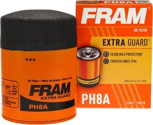 FRAM Extra Guard PH8A, 10K Mile Change Interval Spin-On Oil Filter..... - Picture 1 of 7
