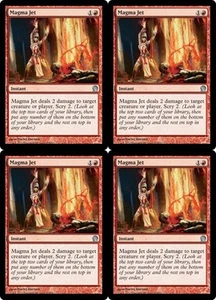 MTG - 4x MAGMA JET - Theros (U) - Picture 1 of 1