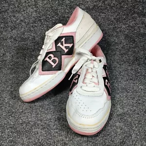 Tenis Vintage Caballeros Británicos Doble Diamante Mujer Talla 7 Blanco Leer - Imagen 1 de 11