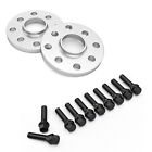 15mm 4x100 Hubcentric Wheel Spacers | Black 12x1.5 Lug Bolts | for BMW E30 57.1 BMW Serie 7