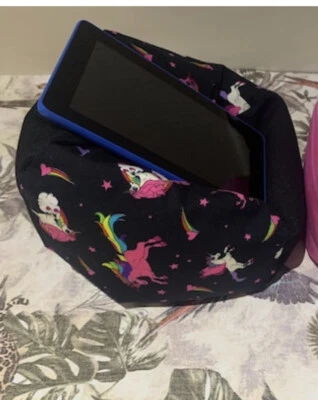 Unicorn iPad Kindle Tablet E Reader Pillow Cushion Holder Nintendo Switch Stand - Image 1 of 4