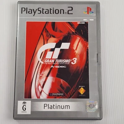 Gran Turismo 3 A Spec PS2 Sony PlayStation 2 PAL UK Video Game With Manual - Image 1 of 4