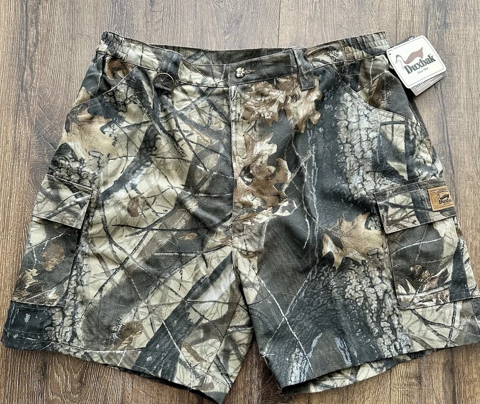 Duxbak Men’s Hunting Shorts Size XL Realtree Hardwoods New With Tags  - Image 1 of 4