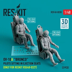 OV-10A Bronco pilots in ejection seats (only for RSU48-0327)2pcs 1:48 RSF48-0038 - Picture 1 of 3