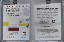 2007-08 ITG Superlative Famous Fabrics Big League Debut Silver /9 Ilya Kovalchuk