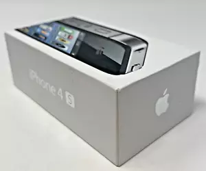 Original Caja Vacía Solo Apple iPhone 4s MD376LL/A Negro 16GB - Imagen 1 de 4