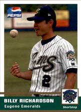 2005 Eugene Emeralds Grandstand #25 Billy Richardson Fresno California CA Card