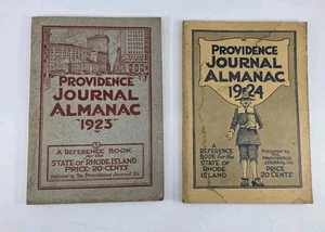 ​Vintage Providence Journal Almanac 1923 1924 Rhode Island Reference Book Lot  - Imagen 1 de 9