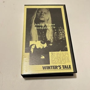 Vintage VHS Rock Music Concert Tape Rare Footage Johnny Winter Germany 1979 - Imagen 1 de 3