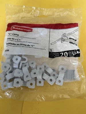Abrazadera Rubbermaid “C” 3D30 20 piezas Foto 1 de 3