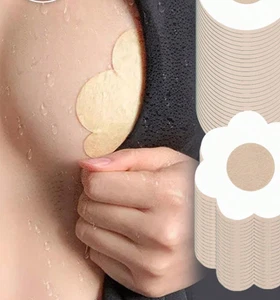 50PCS Invisible Disposable Nipple Covers – Hypoallergenic Adhesive Paste Set NEW - Picture 1 of 13