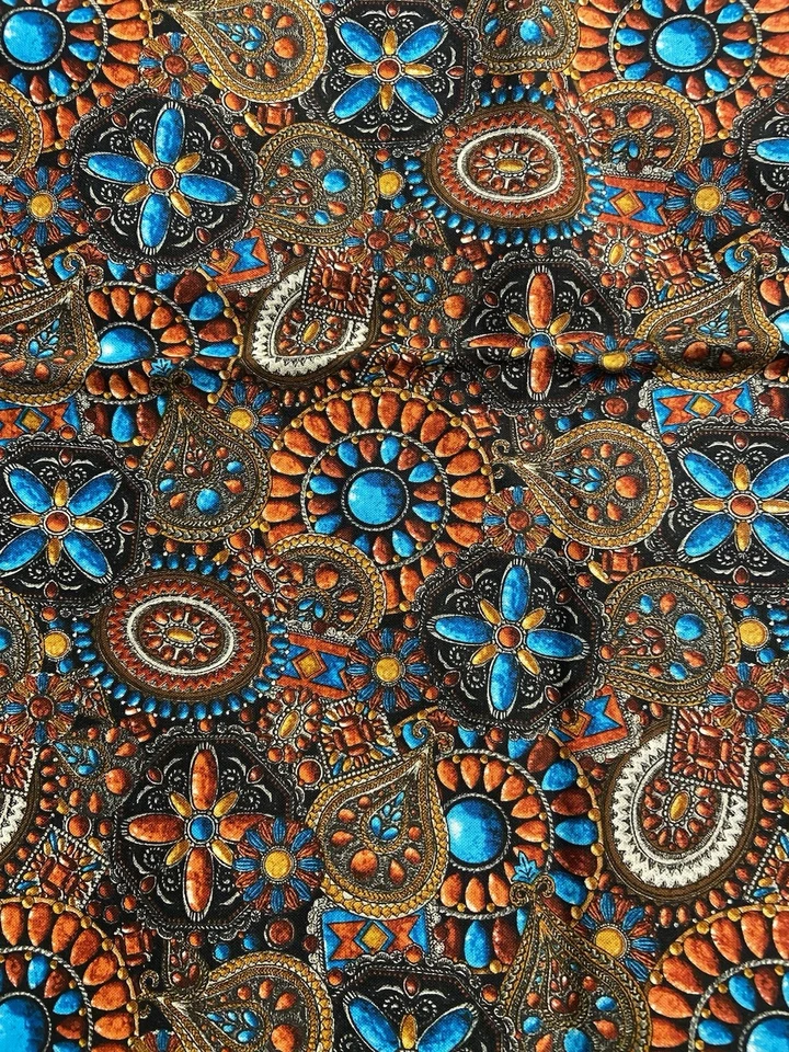 JEWELED FABRIC 65”x 28” - Image 1 of 2