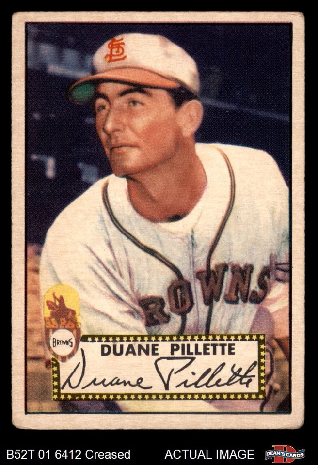 1952 Topps #82 Duane Pillette Browns 2 - GOOD - Image 1 of 1