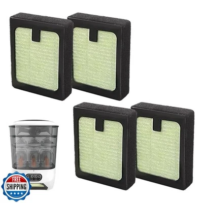 4 peças de substituição de filtro HEPA compatível com secador de mamadeira Baby Brezza Advance - Imagem 1 de 4