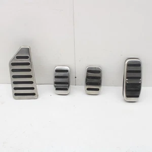 Fiat 500 Abarth Manual Aluminum Pedals Cover Pedal Set Genuine Oem 2012-2018 - Picture 1 of 6