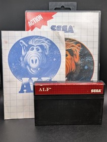 SEGA ALF (Sega Master System, 1989) CIB Complete With Manual Great Shape Tested