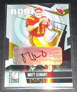 (#18/24) Rc Elite Status Matt Leinart Auto 2006 DIE CUT Rookie Signed Autograph - Picture 1 of 7