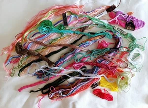 Embroidery Thread Bits Various Colours - Picture 1 of 1