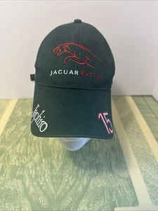 Vtg Jaguar Racing F1 Team Japhiro 15 Strapback Hat Cap Indy PIZZONIA Jungle Boy - Picture 1 of 10