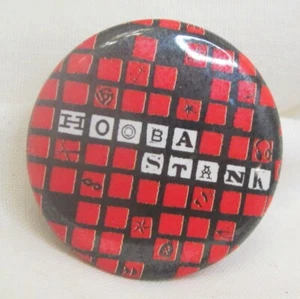 Hooba Stank Band Concert Button Pin Brooch White Red Black - Picture 1 of 2