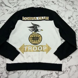 Suéter de cuello redondo dorado negro | blanco | Troop para hombre nuevo con etiquetas - Imagen 1 de 3
