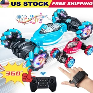 360° Rotating Off Road Car Gesture Sensing RC Stunt Car 2.4G 4WD Remote Control - Picture 1 of 26