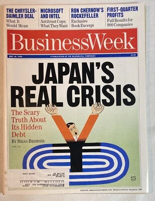Business Week May 1998 Japan’s Real Crisis Truth About Hidden Debt Magazine - Image 1 of 4