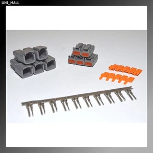 5 x Deutsch DTM 2-Pin Connector Kit 20-22AWG Stamped Contacts (Made in USA) - Picture 1 of 10