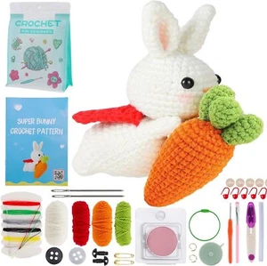 Crochet Kit for Beginners, Crochet Animal Kit, Beginner Crochet Kit - Picture 1 of 5