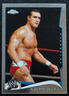 Alberto Del Rio 2014 Topps Chrome WWE Superstar #55 - Image 1 of 2