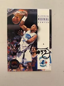 TARJETA SKY BOX FIRMADA AUTOMÁTICAMENTE ALONZO MOURNING - CERTIFICADO DE AUTENTICIDAD JSA envío gratuito - Imagen 1 de 2