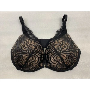 Adore Me Black Lace Bra Womens 40D Black Comfy Neutral Intimates - Picture 1 of 8