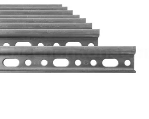 Aufhängeschiene Hängeschrank 8 Stck 12 cm Montageschiene Stahl Wandhaken gelocht - Bild 1 von 4