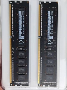 Apple- SK Hynix 8Gb (2x4Gb) DDR3 1866 4Gb ECC Matching Memory HMT451U7AFR8C-RD - Picture 1 of 2