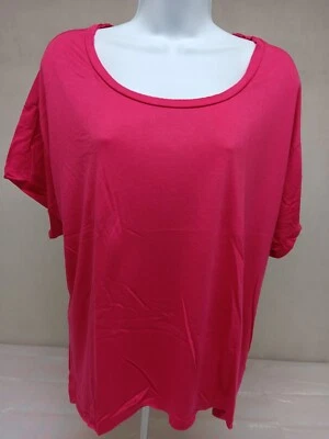 CAMISETA CATO MUJER 18/20 ROSA OSCURO COLA LARGA MANGA CORTA SUAVE ELÁSTICA  Foto 1 de 4