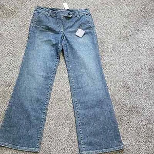NWT Ann Taylor mango denim straight leg size 6 - Picture 1 of 2