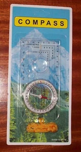 BRÚJULA MILITAR MILLS - PATRÓN SILVA NUEVO HECHO CON CORDÓN PARA EL CUELLO, LECTURA DE MAPAS - Imagen 1 de 2