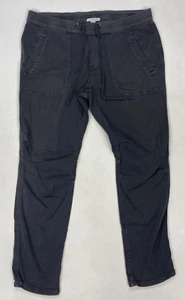 James Perse Damenhose weich fallend Kordelzug Größe 3 Large grau WKL1730 - Bild 1 von 9